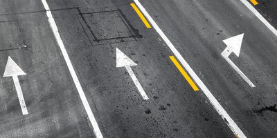 dynamic testing road markings
