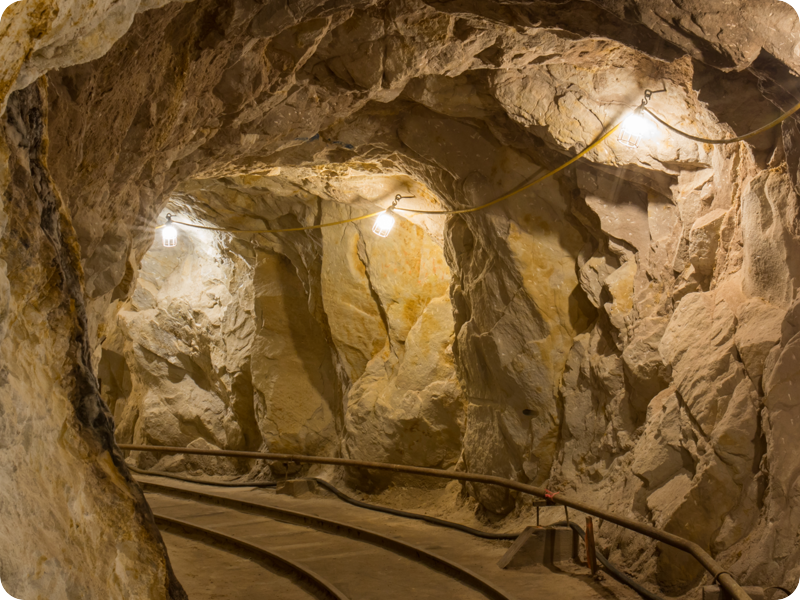 mineral mine subsurface GPR survey