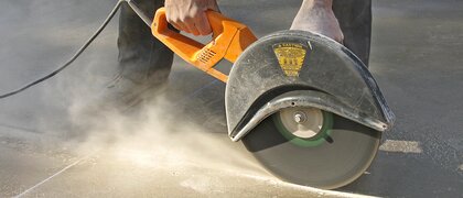 fast concrete scanning before cutting coring