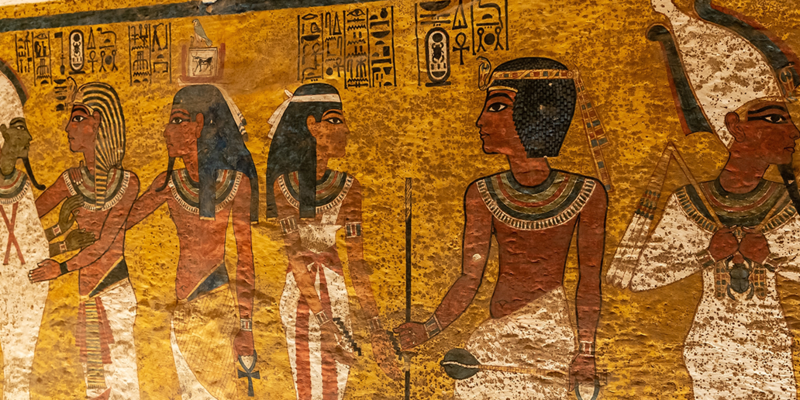 data analysis king tutankhamun burial chambers