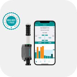 Equotip Live Leeb D portable hardness tester