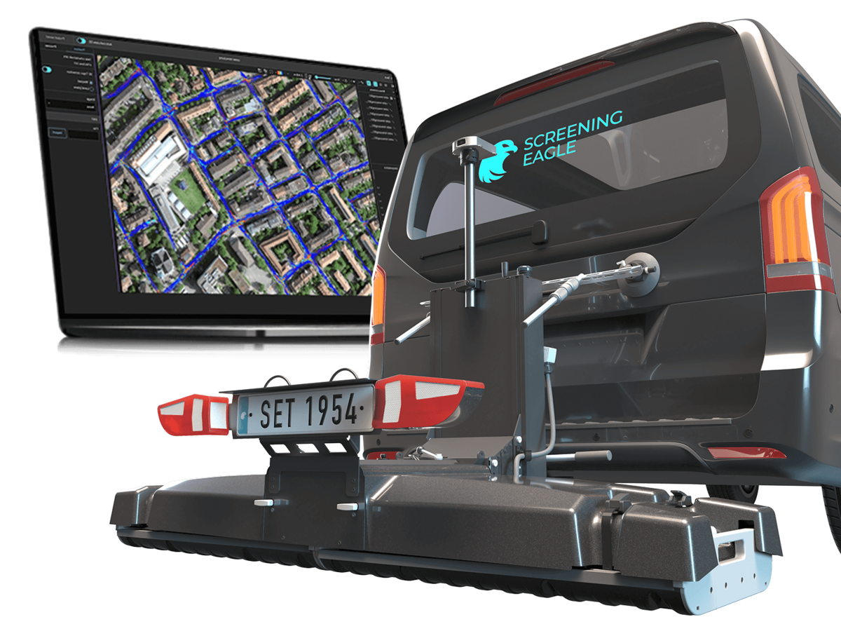 GM8000 Modulares mobiles Mehrkanal-GPR-Kartierungssystem für den Untergrund