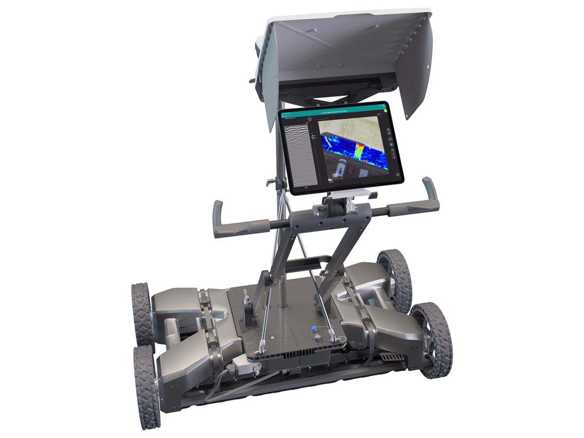 GS9000 Das effizienteste Mehrkanal-GPR-System mit 3D-Visualisierung in Echtzeit 