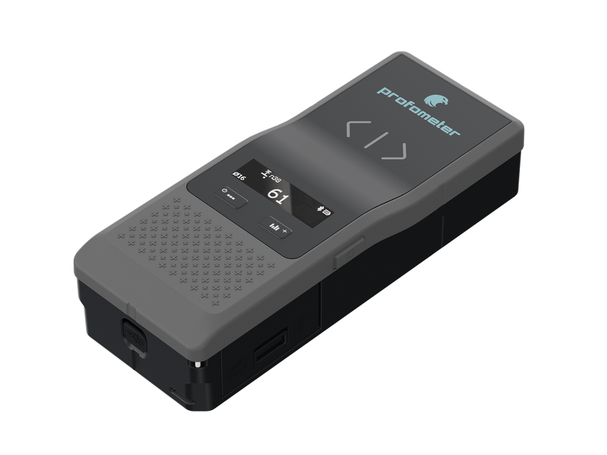 PM8000 Lite El duradero medidor de recubrimiento facilita la localización de barras de refuerzo, la búsqueda de puntos seguros para perforar y las comprobaciones rápidas de calidad mediante la lectura d
