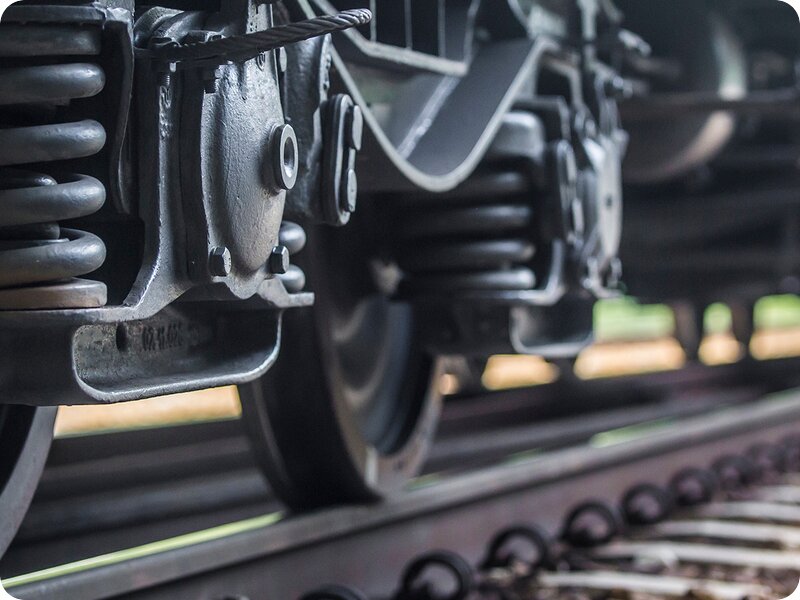 Preventive NDT methods for railway line bolts, train axels and wheels